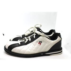 3G Kicks Black and White Bowling Shoes Wmns Sz 8/ Mens sz 6